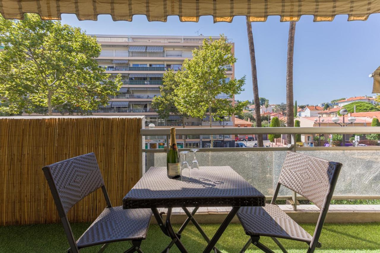 Cosy Studio - Centre Cannes - Terrasse - Clim - Wifi エクステリア 写真